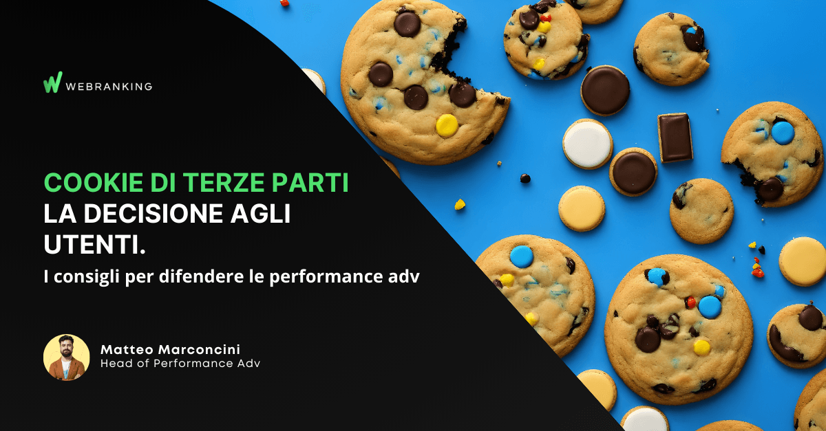 cookie di terze parti - la scelta agli utenti | Webranking