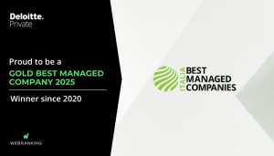 Siamo ancora tra le Best Managed Companies 2025 di Deloitte
